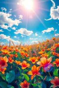 A Vibrant Symphony of Colors in Nature – free AI stock image