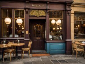 A Vintage Cafe with Antique Decor – free AI stock image