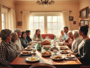 A Warm Family Reunion in a Cozy Home – free AI stock image