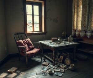 Abandoned Objects in a Forgotten Space – free AI stock image