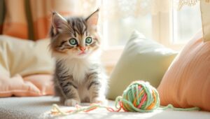 Adorable Kitten Adventures – free AI stock image