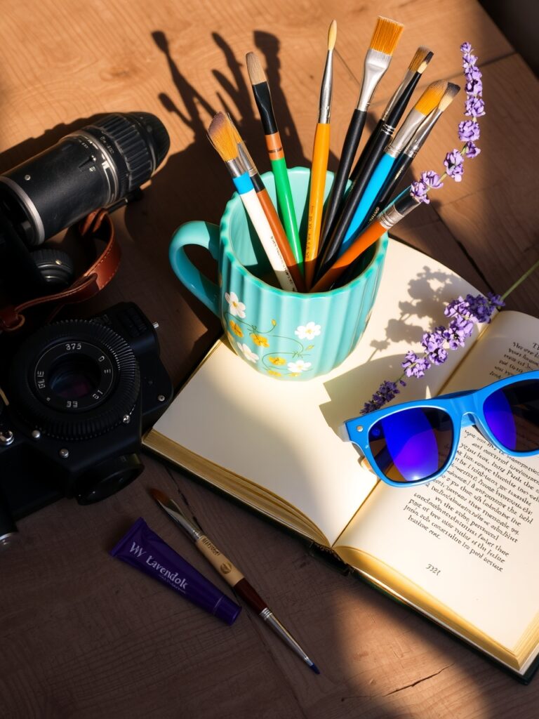 An Array of Everyday Objects in Harmony – free AI stock image