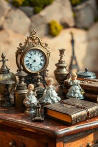 An Array of Vintage Objects on a Table – free AI stock image