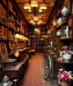 Antique Store with Vintage Treasures – free AI stock image