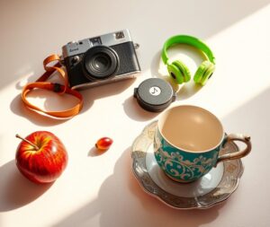 An Array of Colorful Everyday Objects – free AI stock image