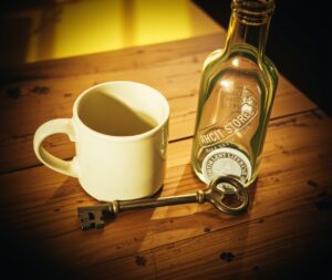 Assorted Objects on a Wooden Table – free AI stock image