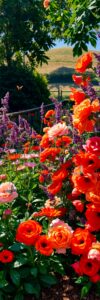 Breathtaking Floral Garden in Full Bloom – free AI stock image