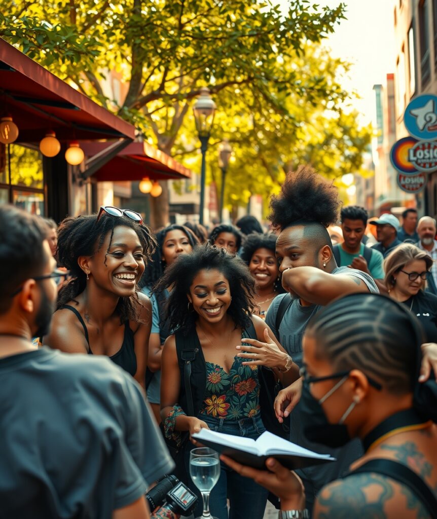 Candid Moments of People in Daily Life – free AI stock image