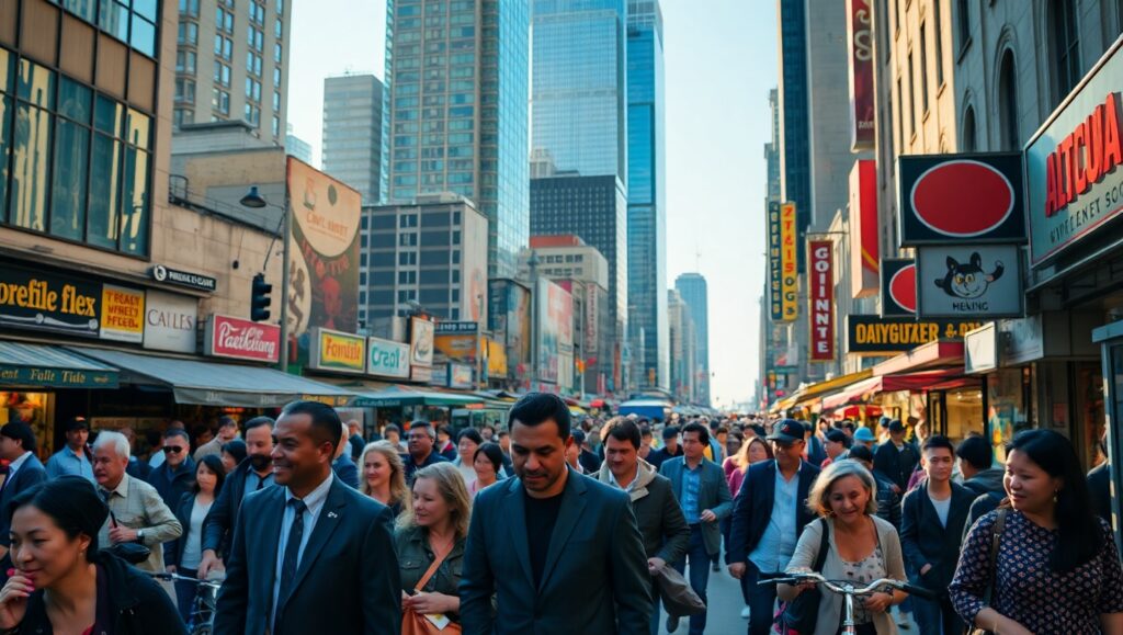 Candid Moments on City Streets – free AI stock image