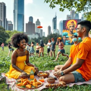 Celebrating Diversity in Everyday Life – free AI stock image