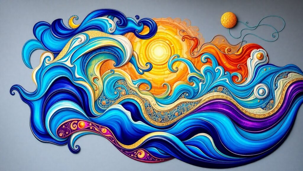 Chaos in Harmony – free AI stock image