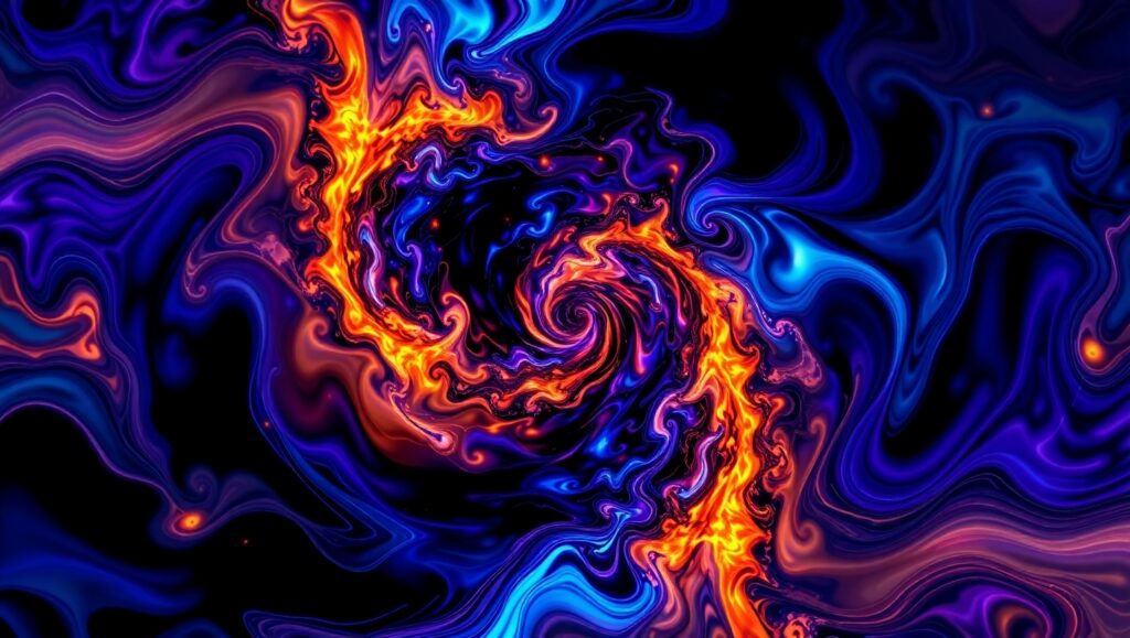 Chaos Meets Harmony in Abstract – free AI stock image