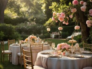 Charming Vintage Tea Party with Friends – free AI stock image