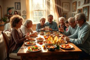 Cherished Moments of Family Togetherness – free AI stock image