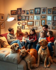 Cherished Moments of Family Togetherness – free AI stock image