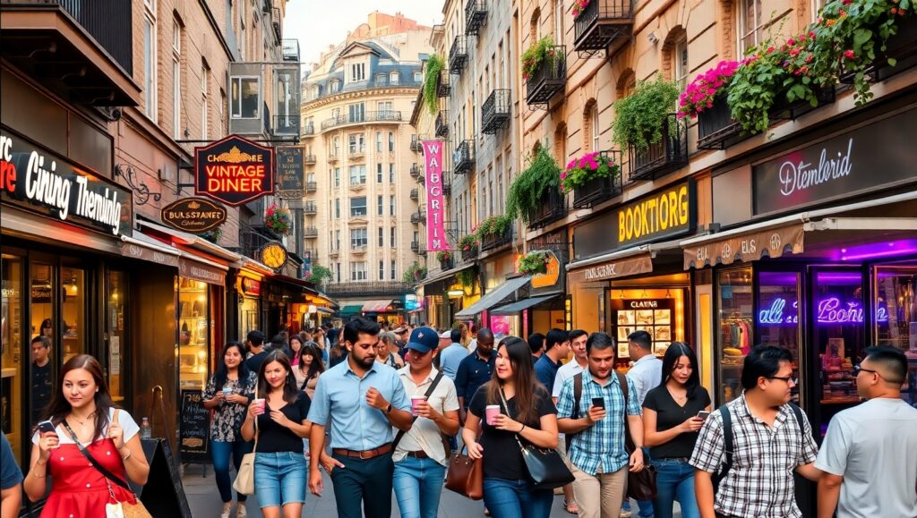 City Life in Full Motion – free AI stock image