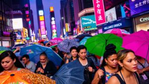 City Life in Motion – free AI stock image