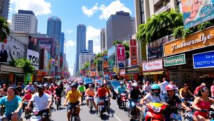 City Life in Motion – free AI stock image