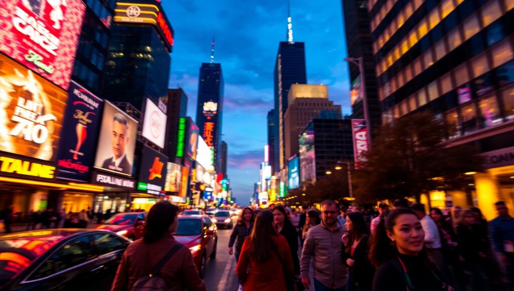 City Lights in Bokeh Style – free AI stock image