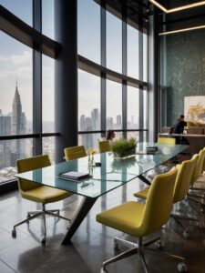Collaborative Team Meeting in a Modern Office – free AI stock image