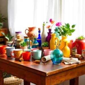 A Collection of Colorful Everyday Objects – free AI stock image