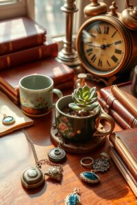 A Collection of Everyday Objects on Table – free AI stock image