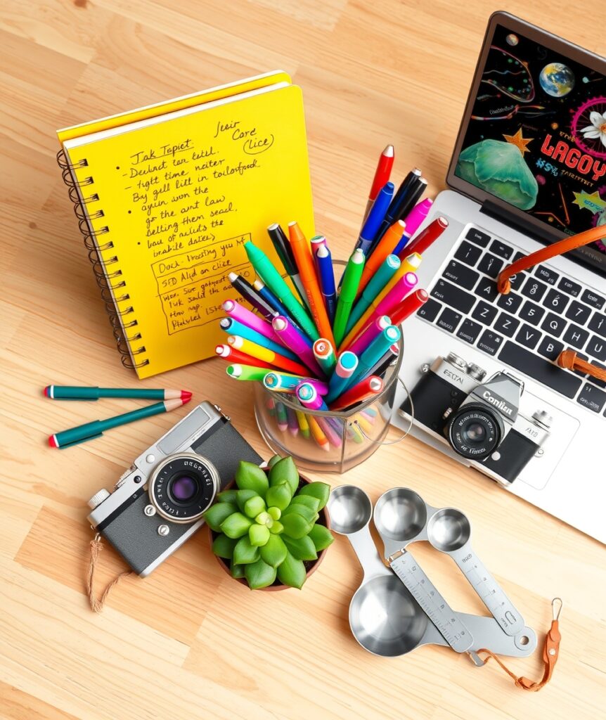 A Collection of Everyday Objects and Tools – free AI stock image
