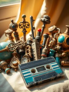 A Collection of Uncommon Everyday Objects – free AI stock image