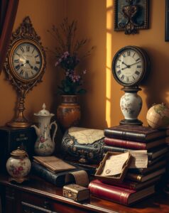A Collection of Unique Antique Objects – free AI stock image