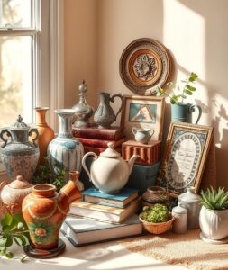 A Collection of Unique Household Objects – free AI stock image