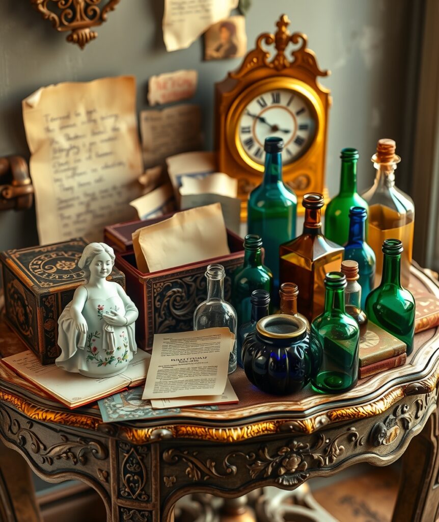 A Collection of Unique Vintage Objects – free AI stock image