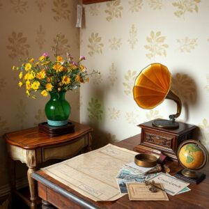 A Collection of Vibrant Vintage Objects – free AI stock image