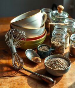 Collection of Vintage Kitchen Objects – free AI stock image
