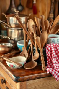 A Collection of Vintage Kitchen Utensils – free AI stock image