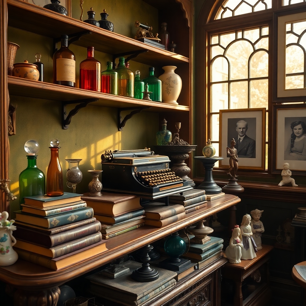 A Collection of Vintage Objects on Display – free AI stock image