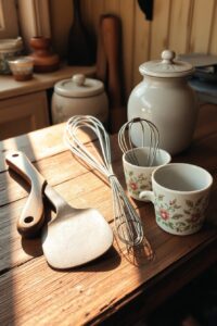 A Collection of Vintage Kitchen Utensils – free AI stock image