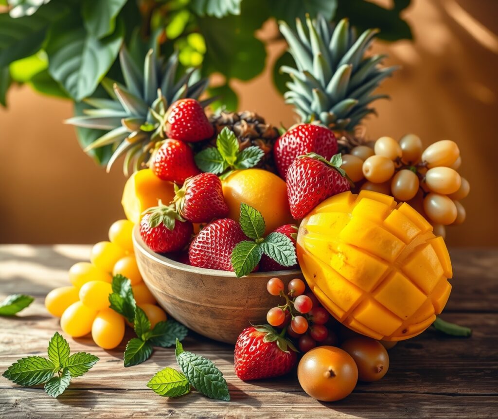 A Colorful Array of Fresh Fruits – free AI stock image