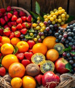 A Colorful Array of Fresh Fruits – free AI stock image
