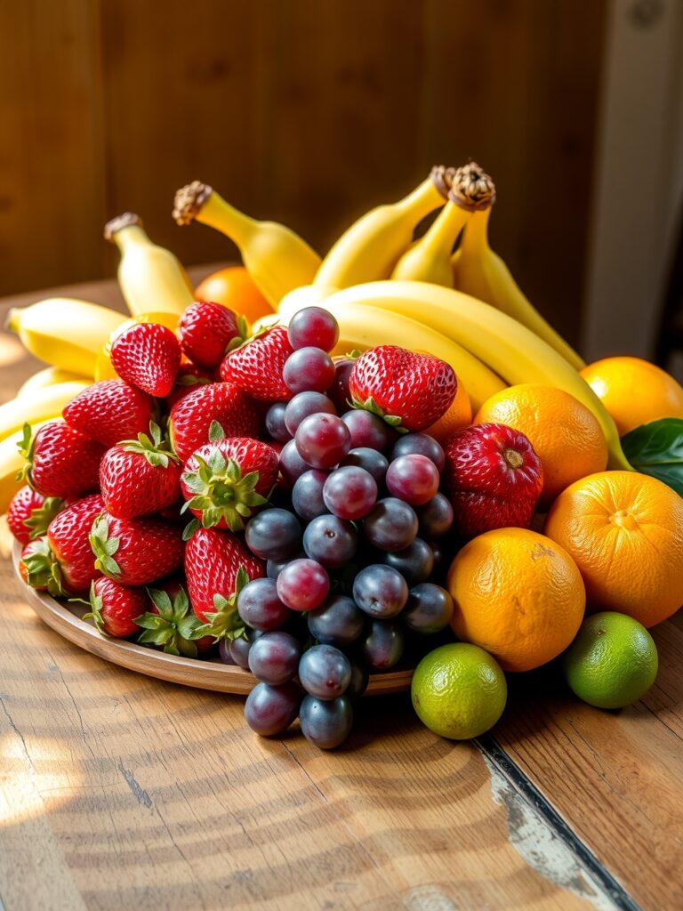 A Colorful Array of Fresh Fruits – free AI stock image