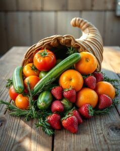 A Colorful Array of Fresh Produce – free AI stock image