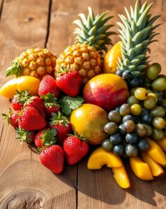 A Colorful Array of Fresh Fruits – free AI stock image