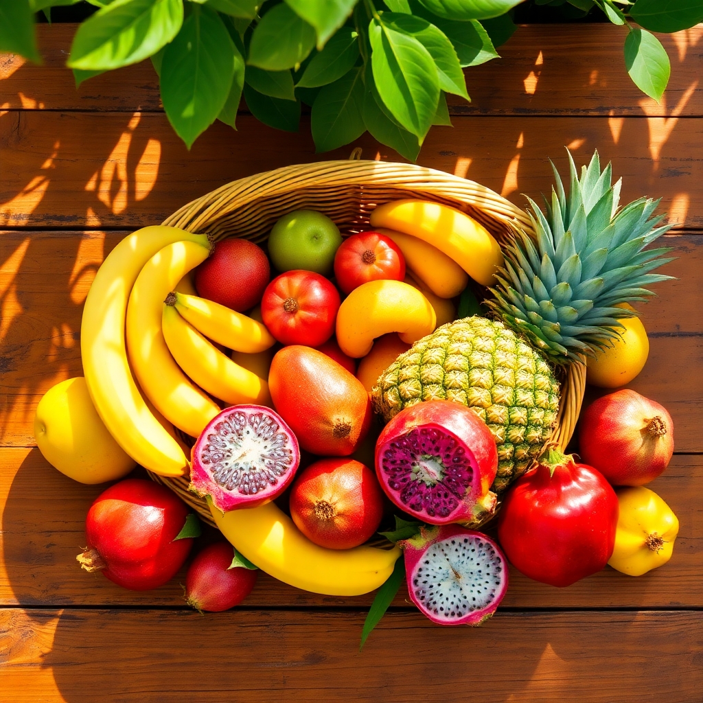 Colorful Assortment of Fresh Fruits – free AI stock image