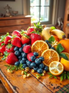 A Colorful Bounty of Fresh Fruits – free AI stock image