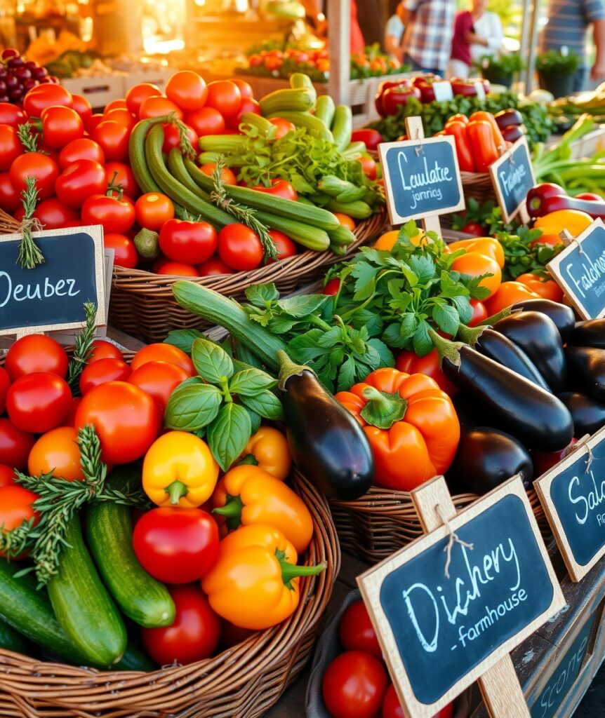 A Colorful Bounty of Fresh Vegetables – free AI stock image
