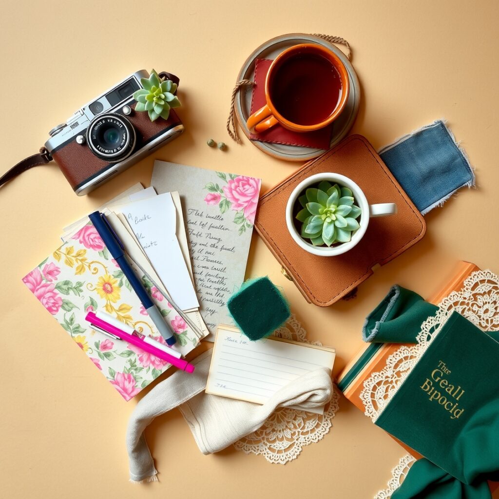 A Colorful Collection of Everyday Objects – free AI stock image