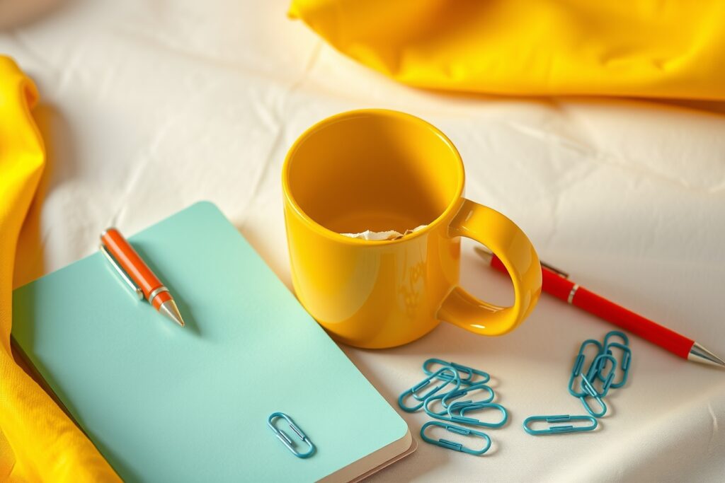 A Colorful Collection of Everyday Objects – free AI stock image