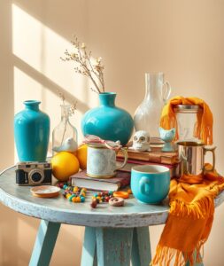 Colorful Collection of Everyday Objects – free AI stock image