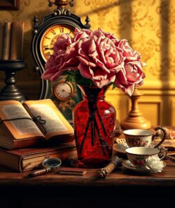 Colorful Collection of Vintage Objects – free AI stock image