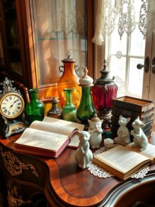 Colorful Collection of Vintage Objects – free AI stock image