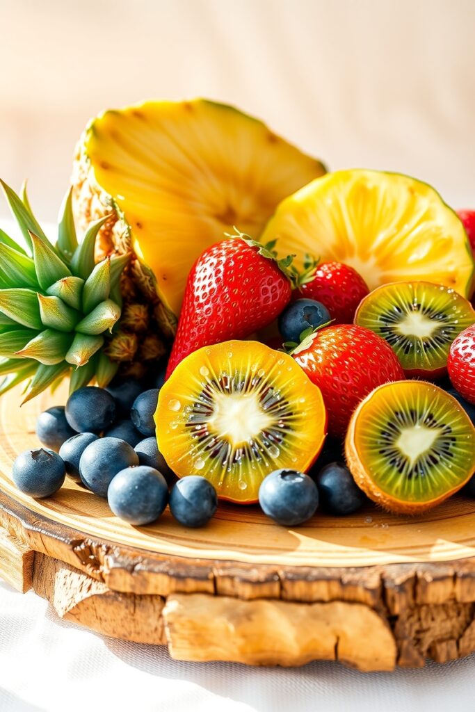A Colorful Feast of Fresh Fruits – free AI stock image